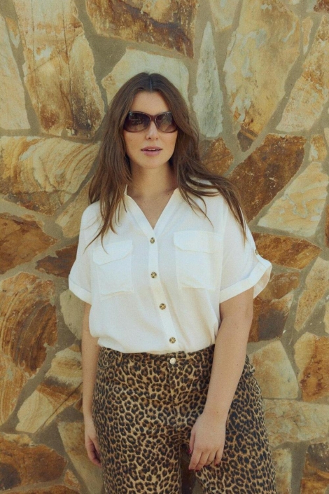 Vero Moda vmbumpy s/s shirt wvn ga noos